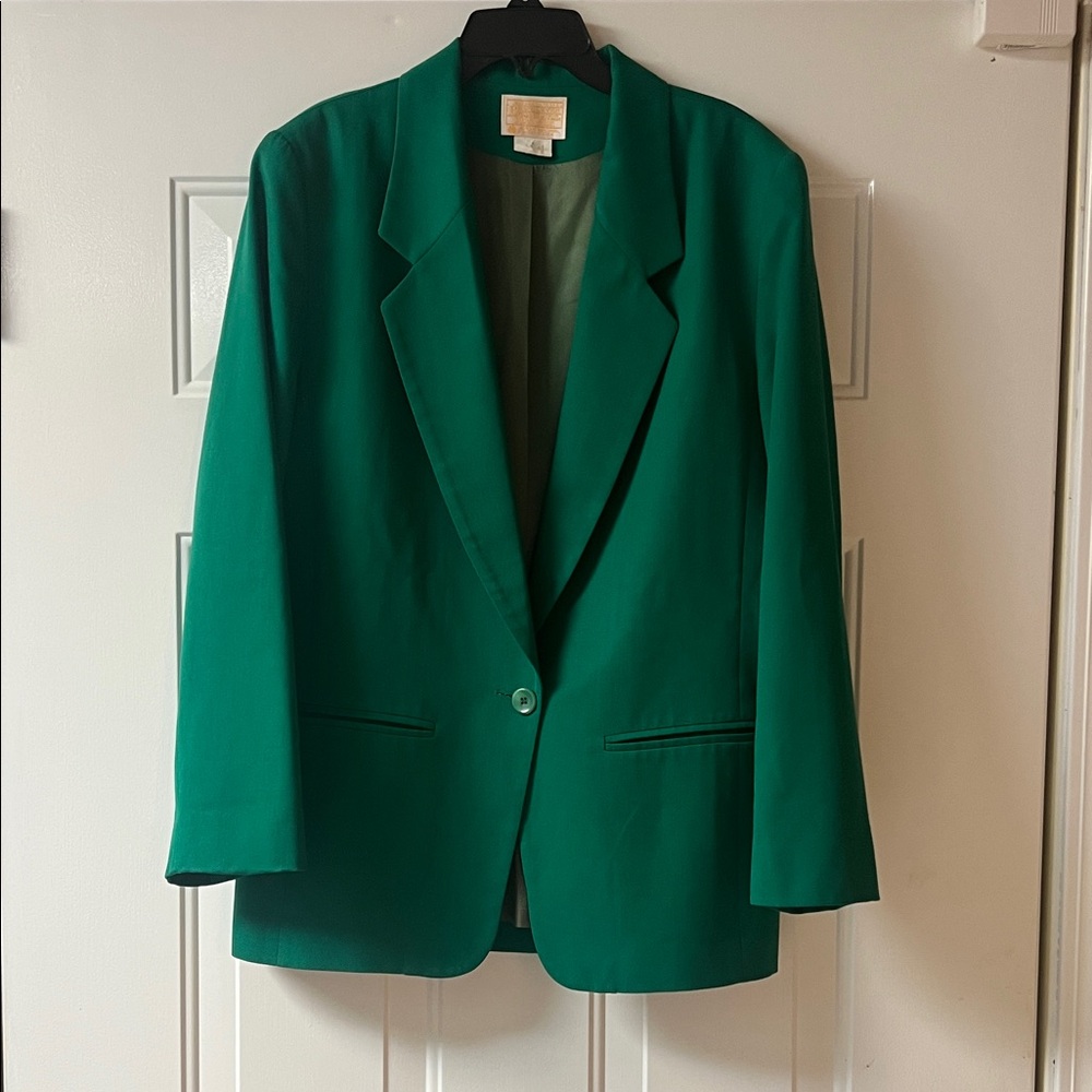 Pendleton Green Women's Blazer - Pure Virgin Wool